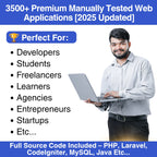 3500+ Premium Manually Tested Web Applications