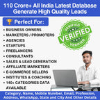 110 Crore+ DATABASE Generate High Quality Leads