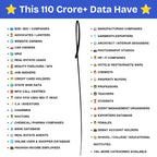 110 Crore+ DATABASE Generate High Quality Leads